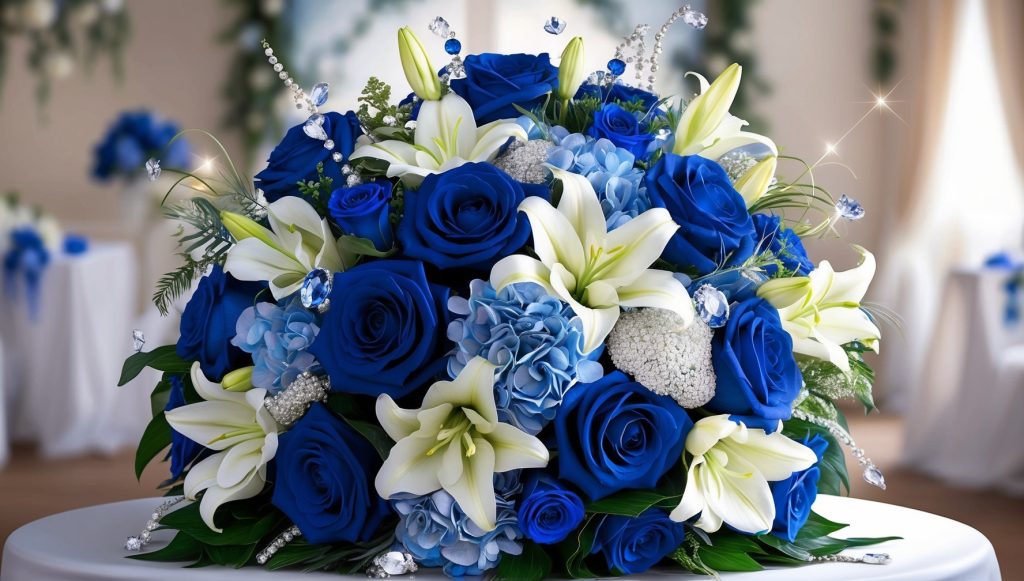 Blue Wedding Bouquet