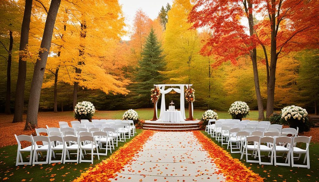 Magical Outdoor Fall Wedding Ideas For Your Big Day On A Budget