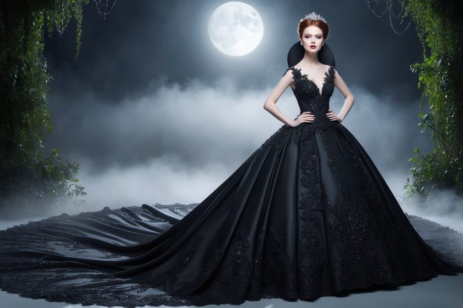 29 Stunning Black Wedding Gown Ideas for a Unique Bridal Look